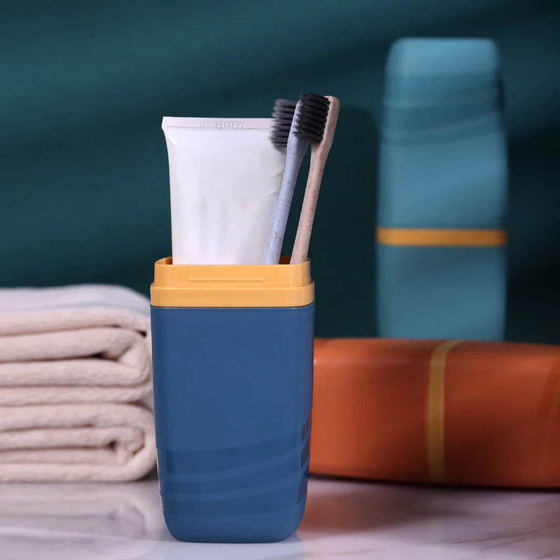 1 PCS Toothbrush Cup Washing Set Travel Portable Multifunctional Storage Supplies
