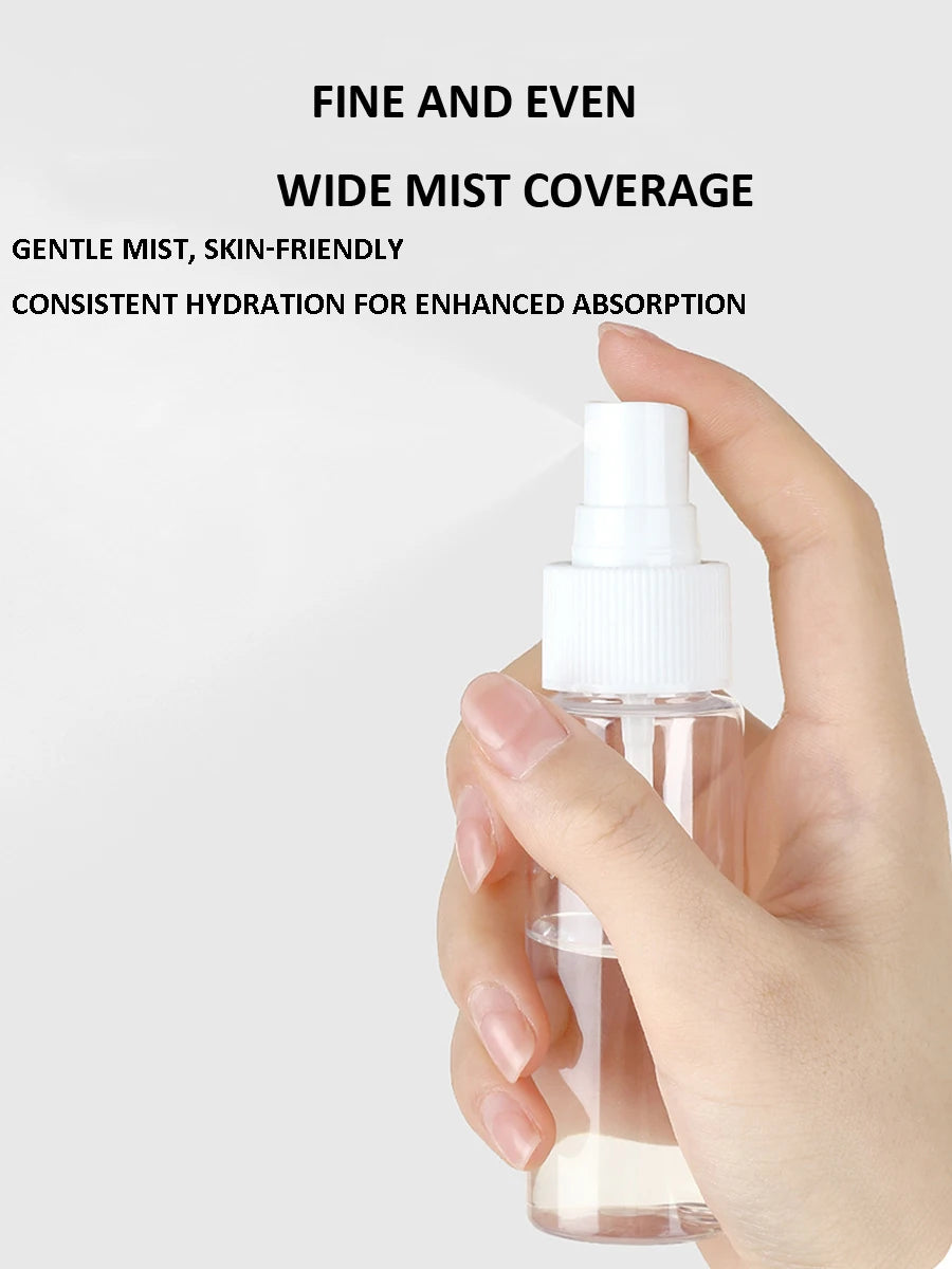 PET Simple Travel Refillable Bottle Set Shampoo Shower Gel Toner Lotion Serum Cream Box Jar Empty Container
