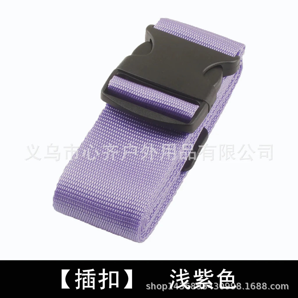 Straight Shaped Luggage Straps for Suitcase, Polyester Luggage Belt with Adjustable Release Buckle Travel Accessory ﻿