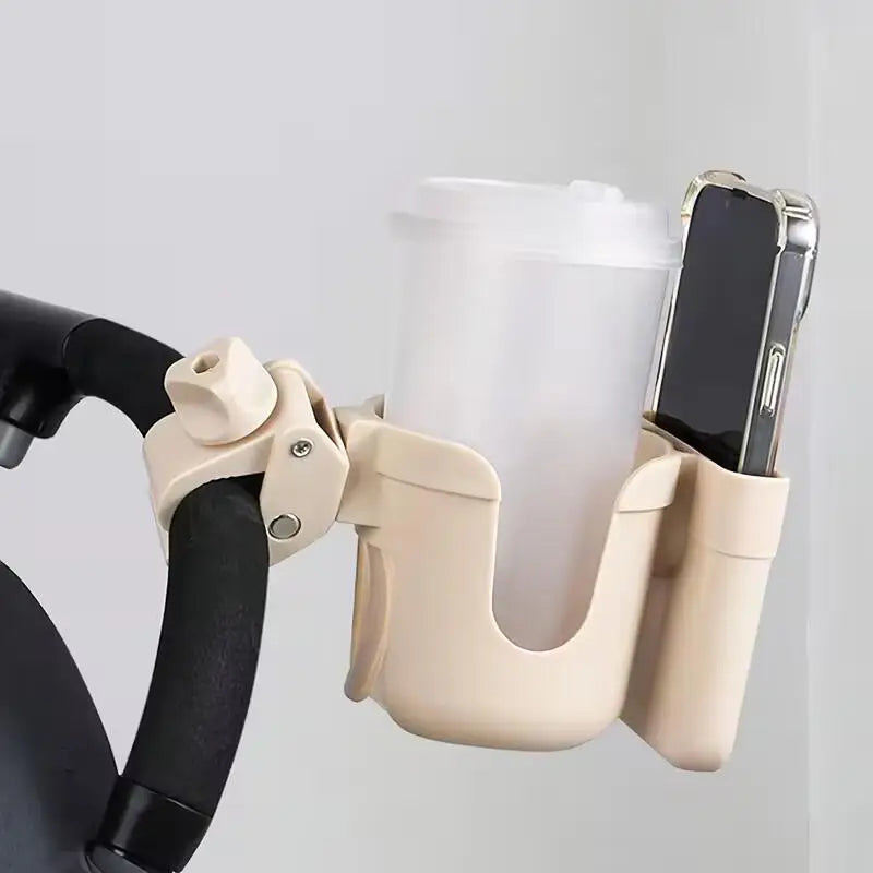Pram Cup Holders Children's Stroller Bottle Holders Pram Bottle Holders Anti-Slip Design Pram Accessories Mobile Phone Holders