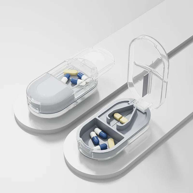 Travel Portable Mini Medicine Pills Boxes Drug Bins Pills Dispenser Pill Storage Box Tablet Pillbox Case Container Organization