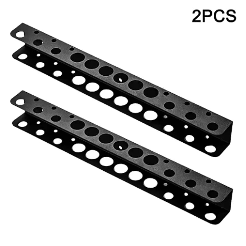 Screw Driver Holder Space-saving Tool Holder Heavy Duty Wall Mount Screwdriver Holder with 23 Holes for Tool Storage Rack Easy