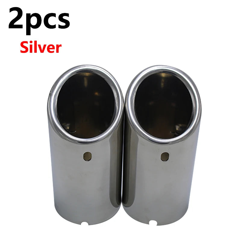 75mm Carbon Car Rear Exhaust Tail Pipe Muffler Throat 3 Colors For BMW 3-serier F30 F31 F32 5-serier F10 F11 F18 520i 523i 525