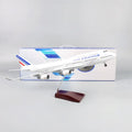 2025 New 47CM 1:150 Model AIRFRANCE AIR France B747 Airlines With Landing Gear Wheel Resin Aircraft Plane Collection Display Toy
