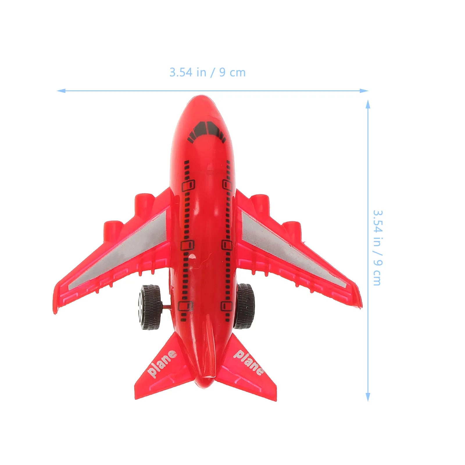 6Pcs Mini Plastic Airplane Simulation Educational Set for Kids Enhance Imagination Color Recognition Aircraft Gift