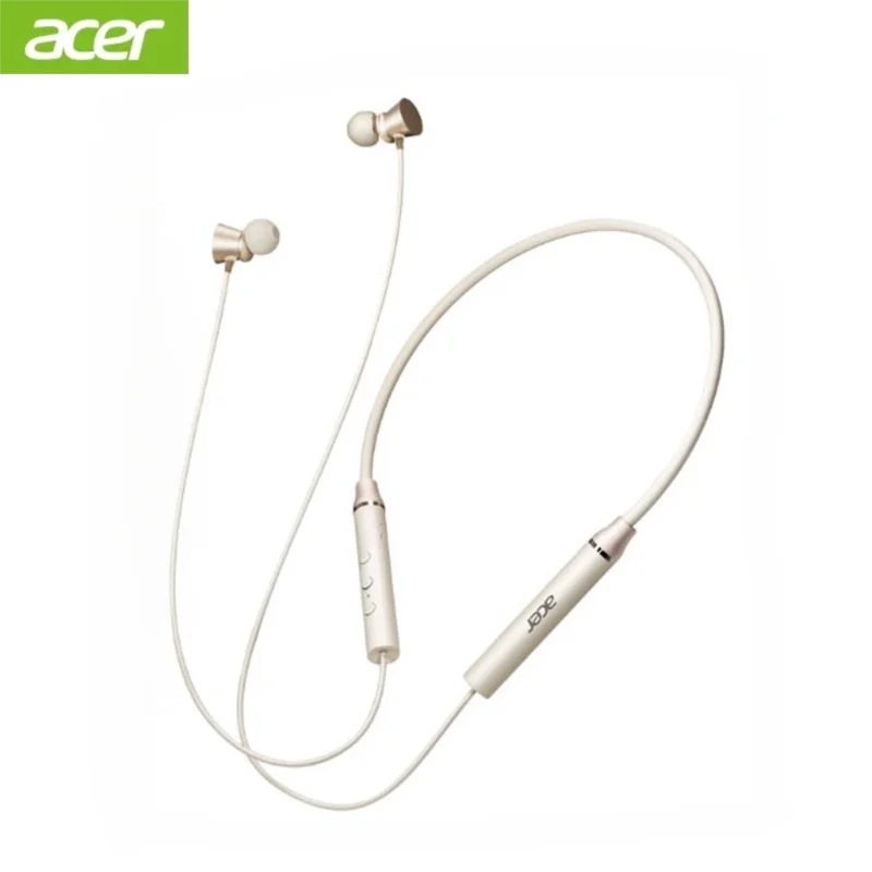 Acer OHR201 Earphone Bluetooth 5.4 Neckband Wireless Headphone HIFI Sound Sport Magnetic Headset Waterproof Earbuds with ENC Mic