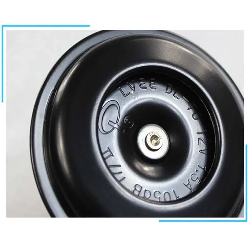 Universal Motorcycle Horn 12V 48V 60V E-Bikes Motorcycle Electric Horn Kits Waterproof Round Loud Horn Speaker