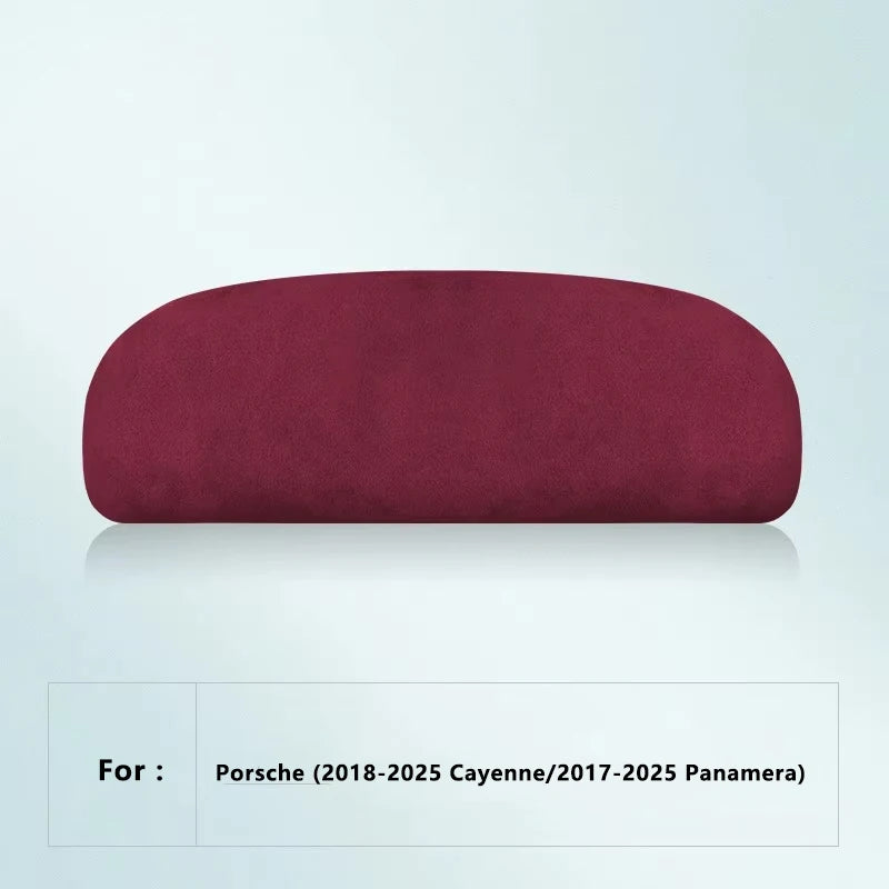 For Porsche Macan Panamera Premium 2014-2025 Suede Car Glasses Case Sunglasses Sun Glasses Storage RackHolder Protective cover