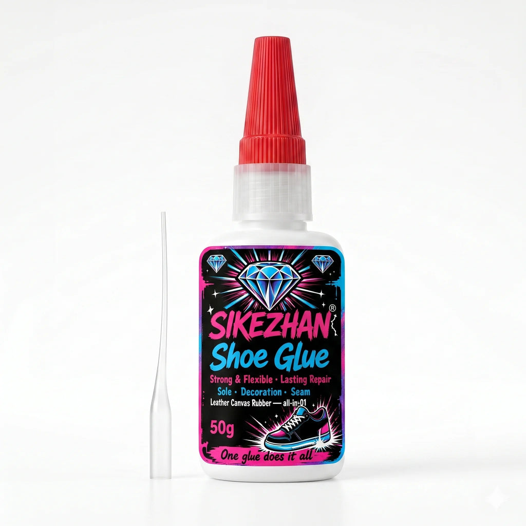 Instant Shoe Sole Repair Glue for Athletes, Waterproof Transparent Adhesive for Hiking Boots & Basketball Sneakers, 50g