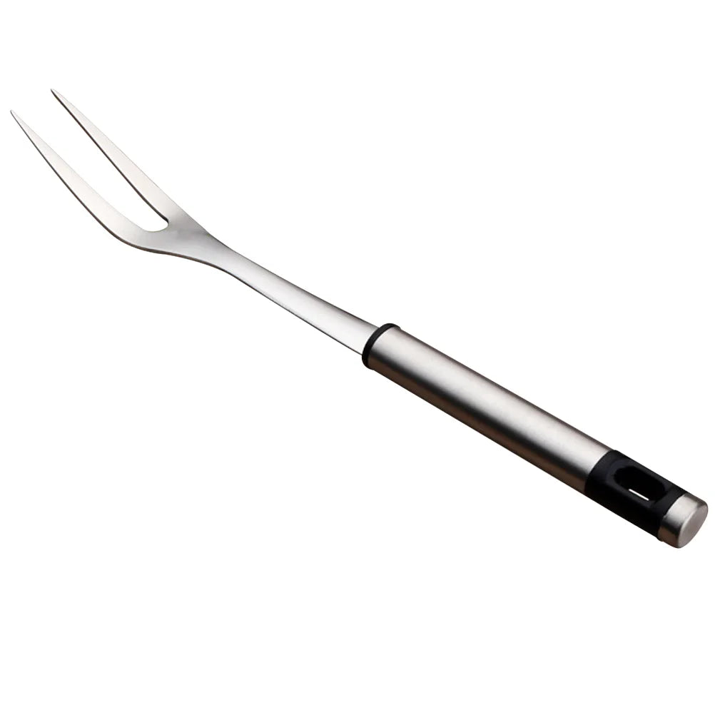 Cooking Meat Fork Stainless Steel Barbecue Spit Kitchen Equipment Spoon and Spatula Bbq