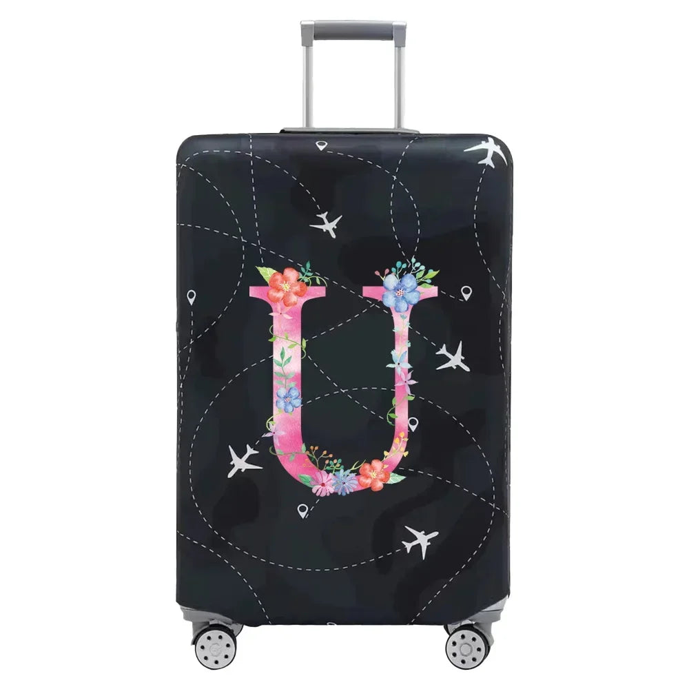 Luggage Protective Cover Elastic Dust Wear-resistant Apply 18-32 Size Pink Letter Series Protective Case Travel Accessories 2026