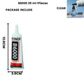 B6000 Clear Strong Adhesive Phone Repair Glue B-6000 DIY Bonding for Diamond Jewelry Glass Rhinestone Fabric Cloth 15/50/110ML
