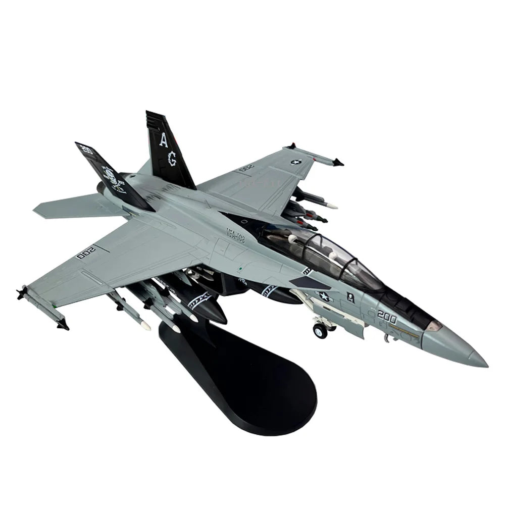 1:72 Scale US Army F/A-18F F-18 F18 Super Hornet Fighter Finished Metal Model Military Plane Airplane Collection Gift