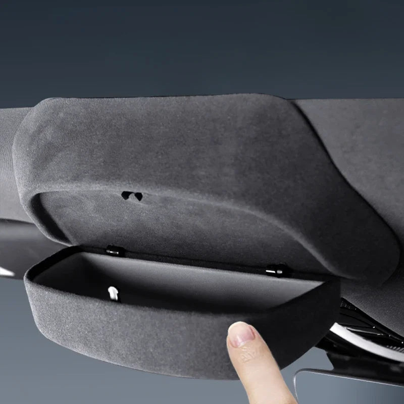 For Porsche Cayenne 2019-2024 Car Glasses Case Roof Sunglasses Storage Clip Car Accessories Interior Modification Accessories