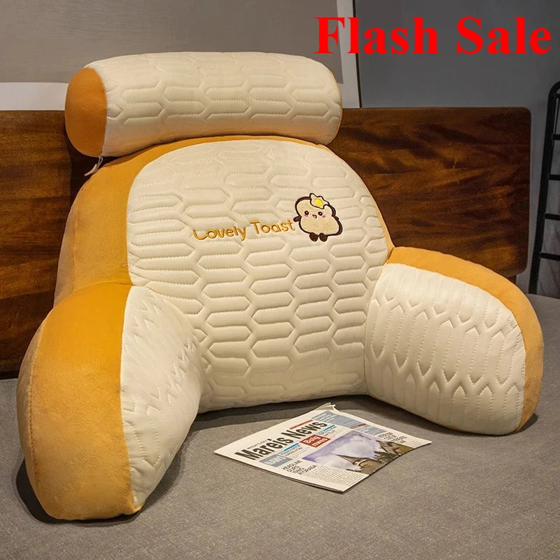Flash Sale 2025 bedside cushion soft bag waist pillow large backrest bed pillow sofa bed dormitory reading throw pillow tatami