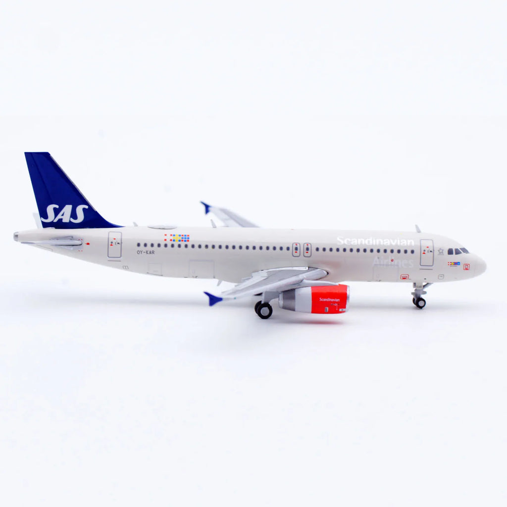 XX40249 Alloy Collectible Plane Gift JC Wings 1:400 Scandinavian Airlines SAS Airbus A320 Diecast Aircraft JET Model OY-KAR