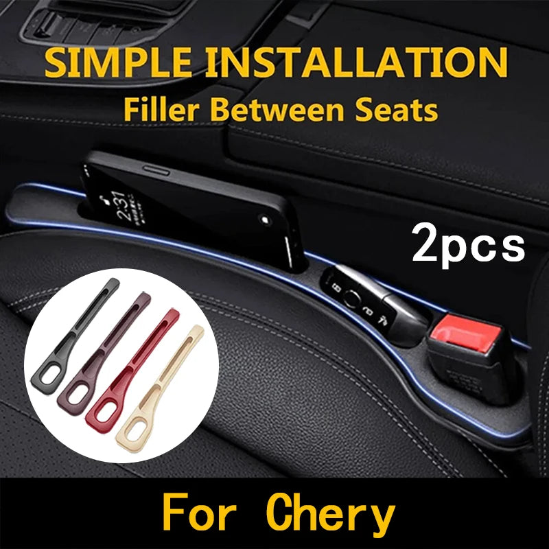 2Pcs For Chery Tiggo 2 3 4 7 8 Pro QQ Fulwin Blossom Fulwin Arrizo Car Seat Gap Filler Between Seat Crevice Interior Decoration