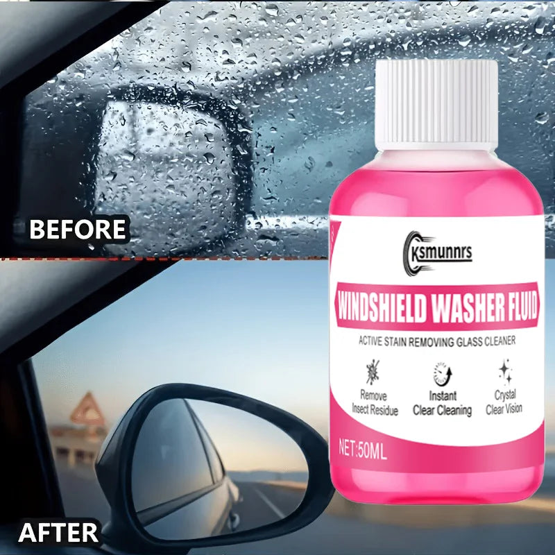 Nano Glass Rain Repellent, Anti-Fog Spray for Car Windows, Helmets, Windshields, And Interior Glass, 2026 Rainy Season Cleaning