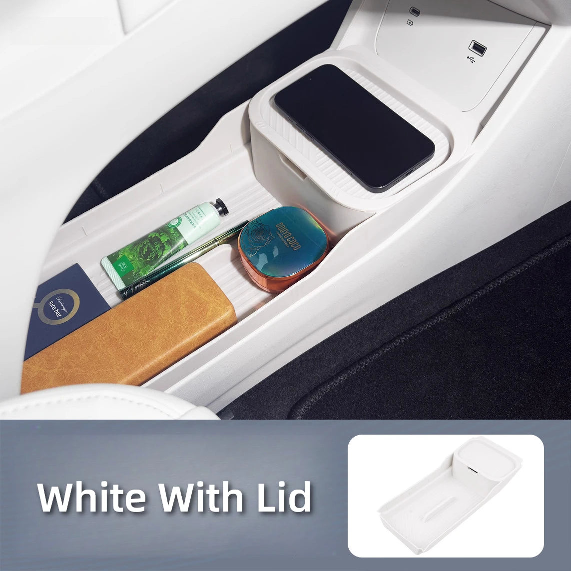 For Geely Geome Xingyuan Storage Box Under Central Control Waterproof Scratch Resistant Easy to Clean Car Interior Accessories