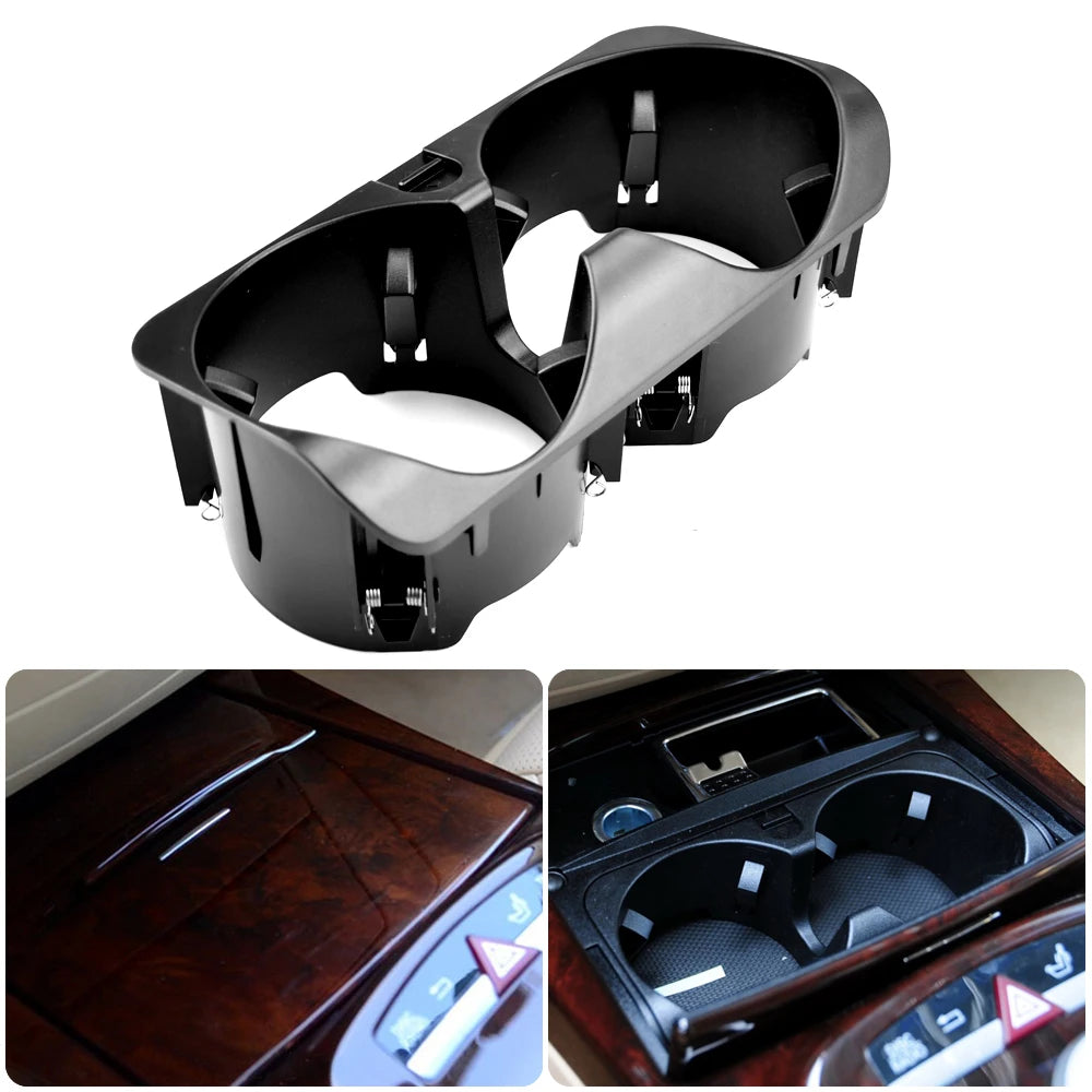 A2218130014 Cup Drinks Holders and Armrest Tray Coin Box For Mercedes-Benz S300 S350 W221 V221 CL 2009 2010 2011 2012 2013-2015
