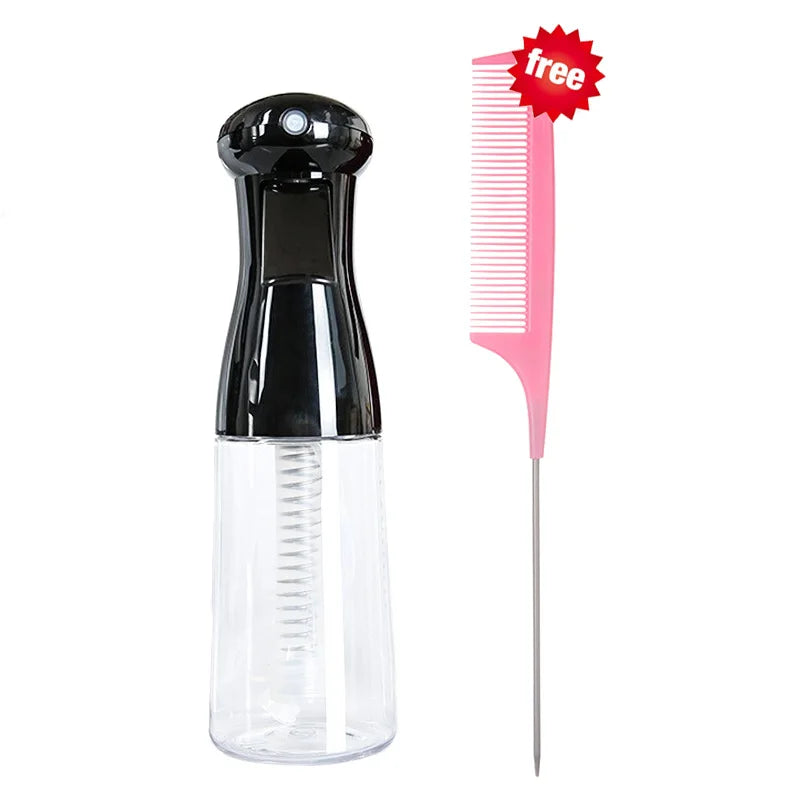 2in1 Spray Hair Brush Detangling Scalp Massage Comb with Water Mist Spray Anti-static Smooth Hair Styling Tool for Home & Travel