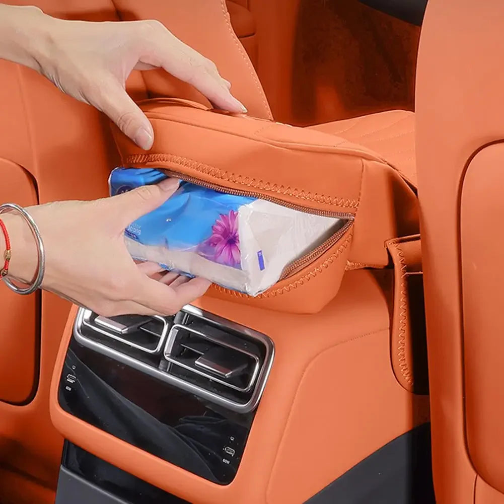NEW Car Armrest Box Booster Pad Universal for Most Cars, Memory Foam Car Arm Rest Padded Cover with Pocket Car Interior