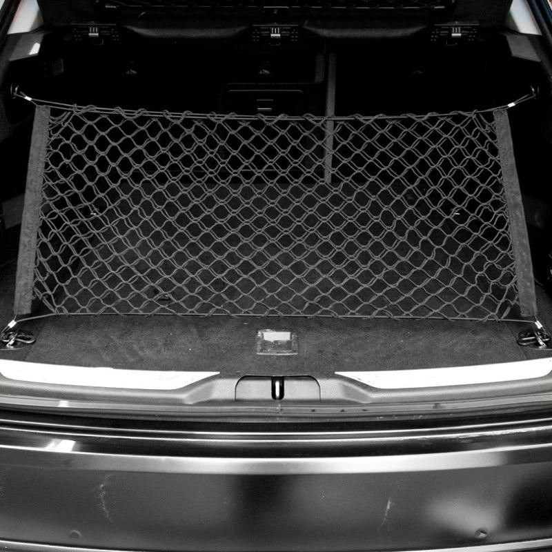 Universal Car Trunk Net Elastic Luggage Net Cargo Organizer Storage Nylon Mesh Nets Stretchable Car Interior Mesh Network Pocket