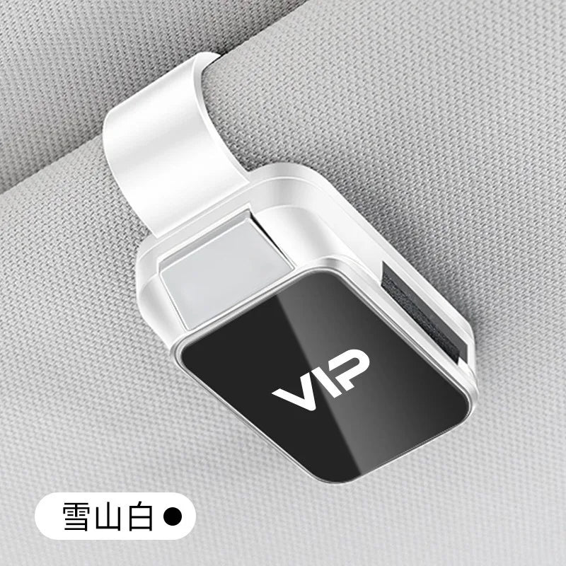 Car-Mounted Eyeglass Holder Multi-Functional Sunshade Board Storage Clip Sunglasses Frame Interior Decoration Accessories