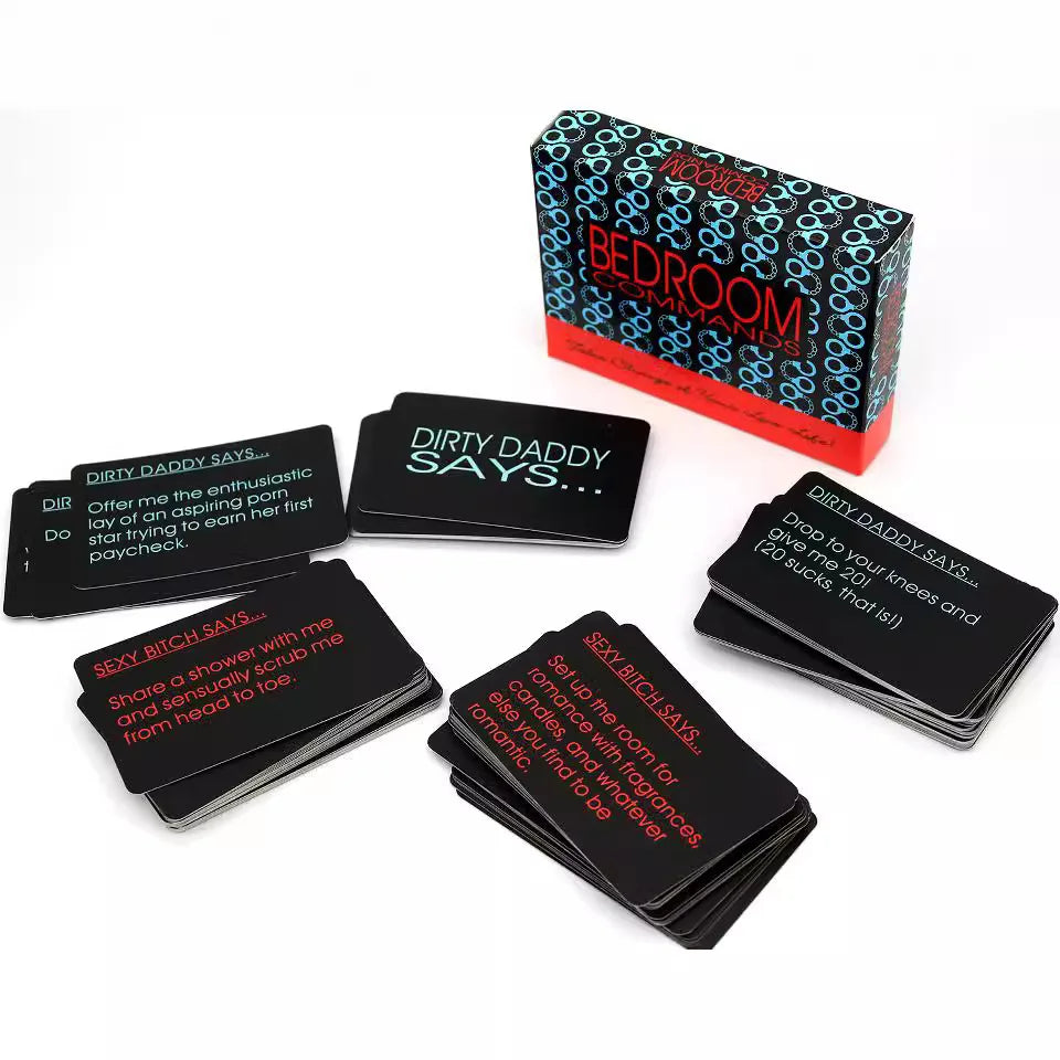 A Year of Sex Position Poker for Couple Gaming Pose Card Couple Bedroom Conmand Drunk or Do Sex Game Cards with Picture Gift Box