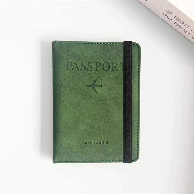 Homefish PU Leather Wallet Travel Passport Purse Card Male Travel Accessories Hand Carry Passport Business Cards Holder Wallet