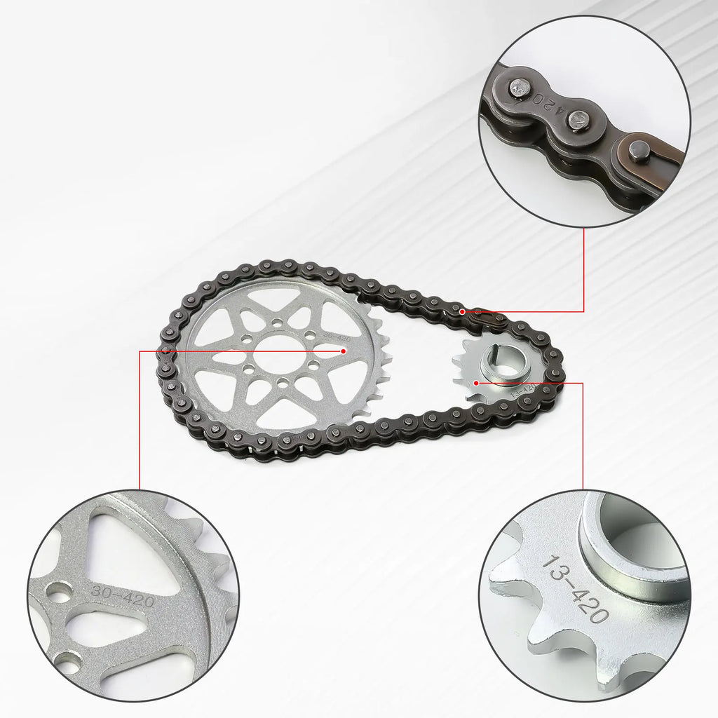 First-level Transmission Chain Gear Set for SURRON Light Bee X Segway X260 X160 Primary Drive Sprocket Set Motorcycles E-bikes