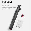 Ulanzi TT24 1.5M Cka Quick Release Selfie Stick Four-Leg Tripod Stand for Mobile Phone Gopro Action Camera with 360° Rotation