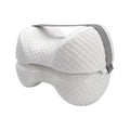 Memory Foam Knee Pillow for Side Sleepers with Straps Soft Leg & Knee Pillow memory foam leg pillow for side sleepers