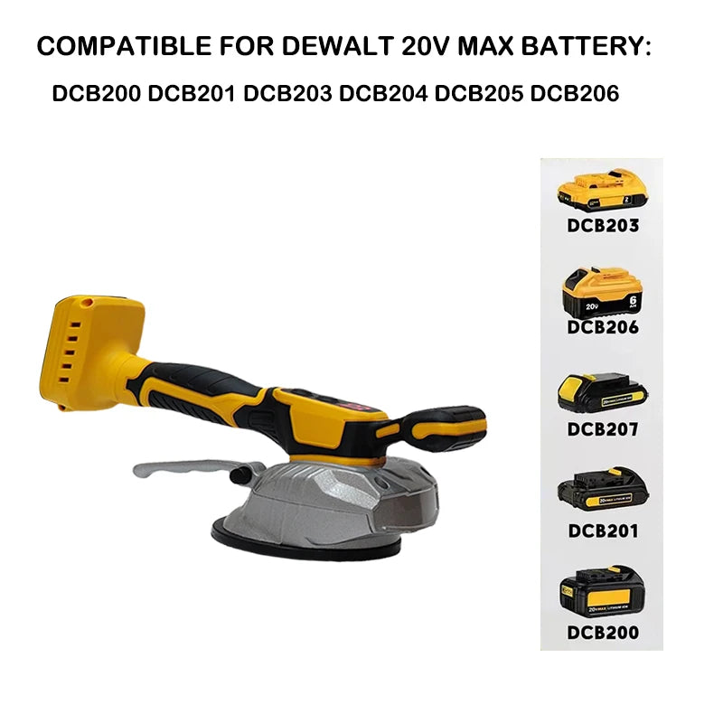 VILASTING Tile Tiling Machine High Loading Capacity Wall Floor Tile Laying VibratingTool 8 Adjustable For Dewalt 18V Battery Pin