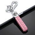 Cup Holders New Metal Hand Braided Rope Car Keychain Holder For VW Volkswagen Polo Golf 5 6 7 Passat Jetta Tiguan CC Scirocco St