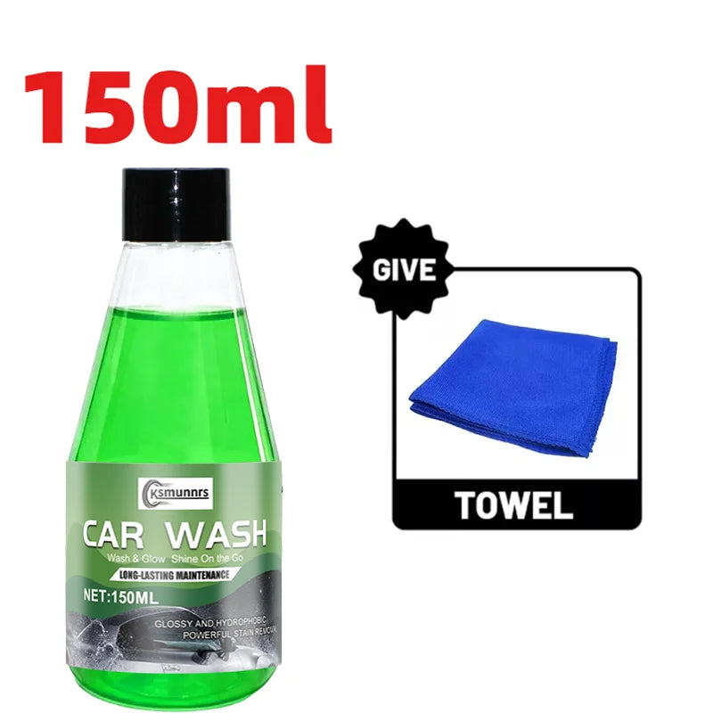 Car Wash Shampoo Concentrate 1:200 Dilution High Foam Car Body Cleaner - 150ml / 3.4Oz