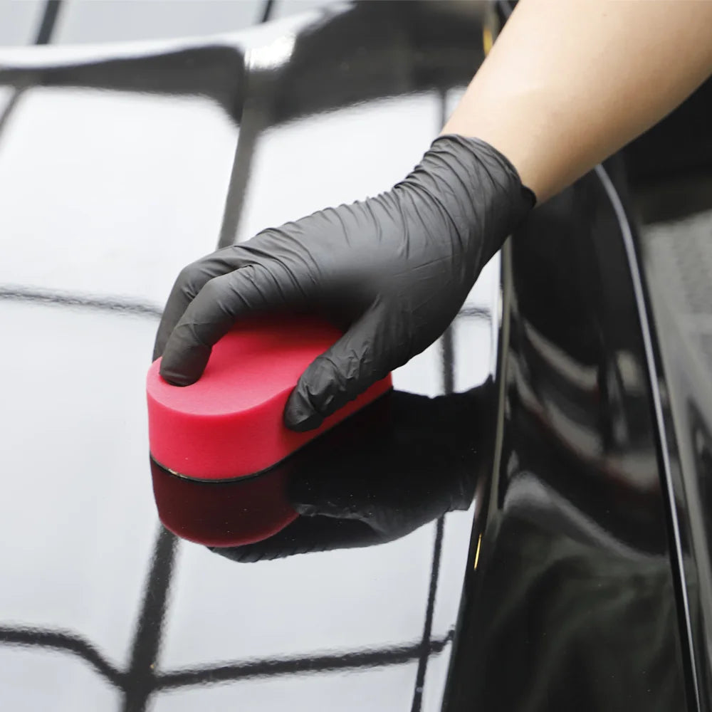 SPTA 1PC Red Car Magic Clay Bar Pad Decontamination Sponge Block Cleaning Eraser Wax Polish Auto Washing Tool Accessories
