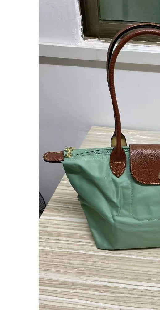 Excellent 2026 New Stylish Nylon Foldable Tote Bag Crossbody Shoulder Underarm Handbag Large Medium Small Sizes