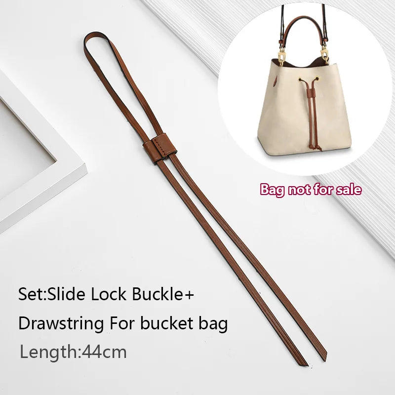 Bag Straps Drawstring For Lv Bucket Bag Replacement Tension Cords Bags Shoulder Slide Lock Buckle Bag Replacement Accessories