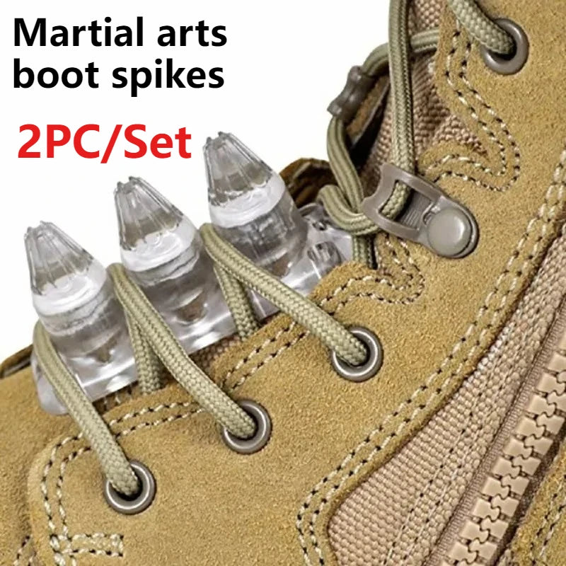 2PCS Self-defense Combat Boot Studs Safety Studs Martial Arts Kuba Kickz Survival Tools Hiking Accessories