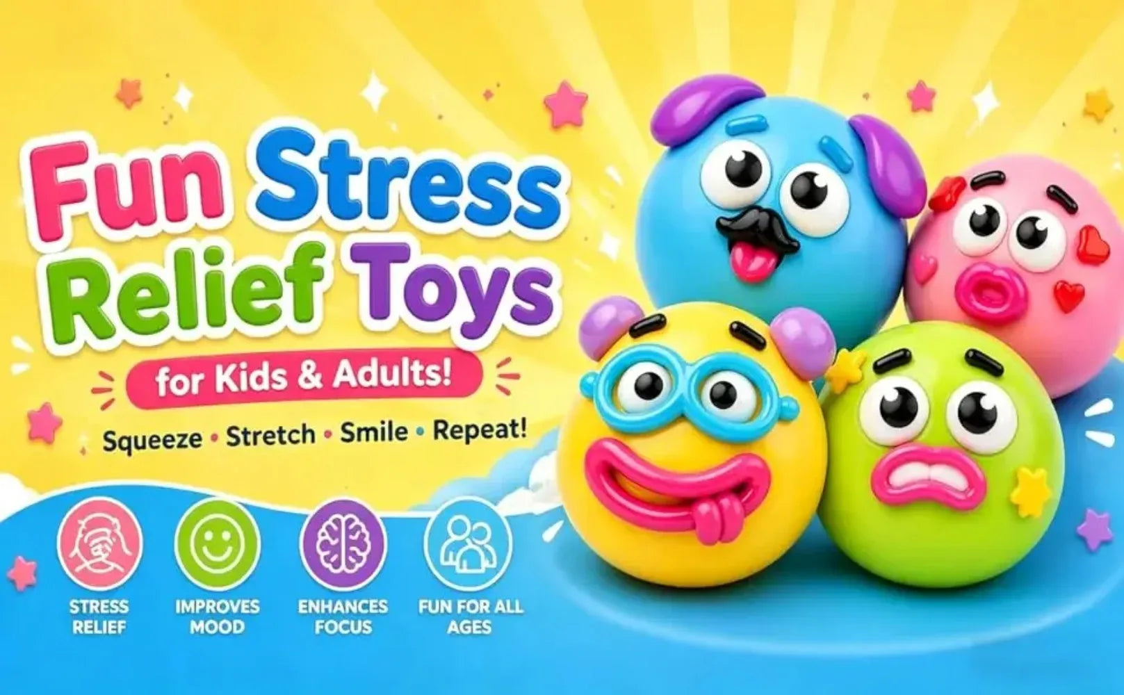 2026 New Dog Face Swap Squishy Toy, Soft Slow Rise Squeeze Toy, Moldable Stress Relief Sensory Toy for Anxiety Relief