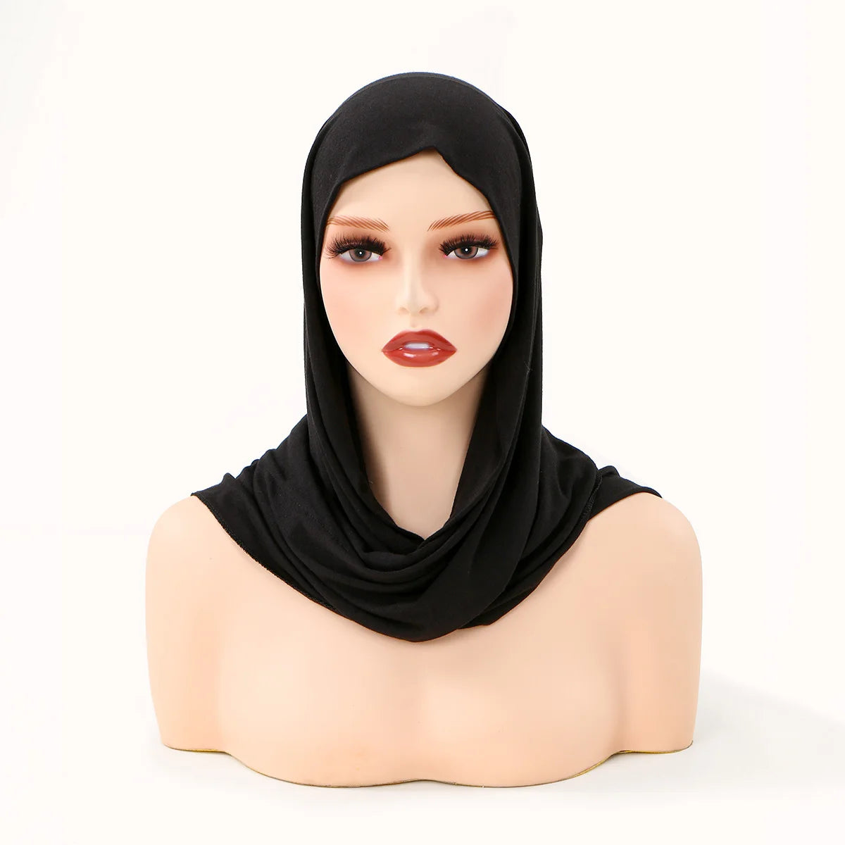 New Modal Jersey Instant Hijab Woman Muslim Underscarf Caps Cotton Stretch Hat Islam Turban Bonnet Foulard Cross Headscarf