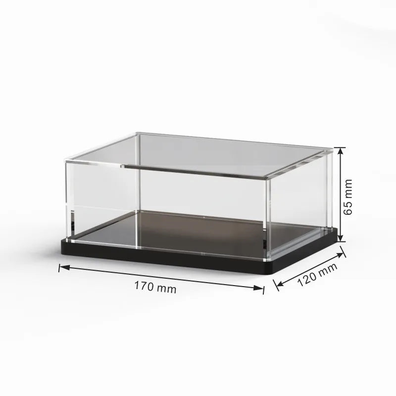 Clear Acrylic Multi-layer Tier Display Case with Door Storage Box for Model Cars Building Blocks Figures Collectibles