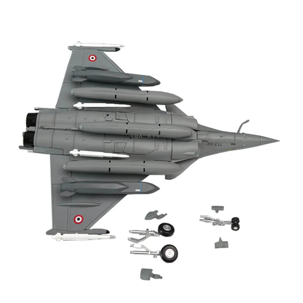 1/72 Scale France Air Force Rafale Fighter Jet Airplane Metal Military Finished Alloy Diecast Simulation Aircraft Model