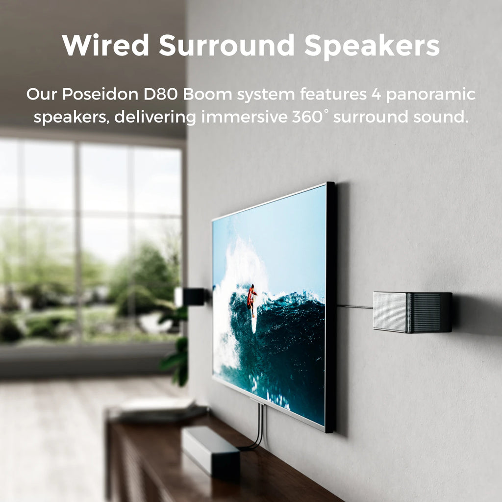 ULTIMEA 7.1 Surround Sound System Sound Bar for TV with Dolby Atmos & APP Control, Home Cinema Bluetooth Speaker with Subwoofer