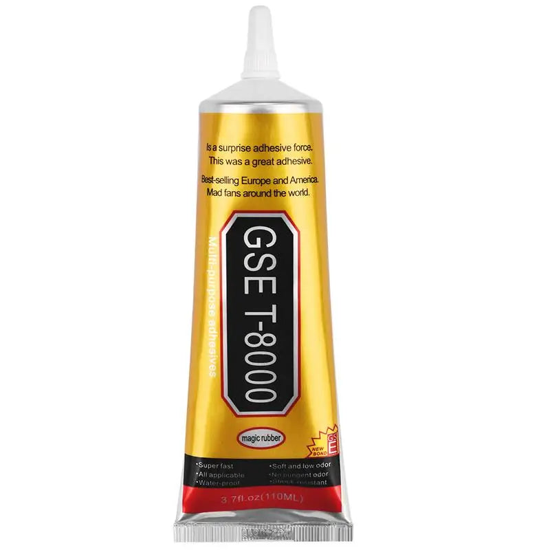 15/25/50/110ML T7000 T8000 B7000 Glue Repair Cell Phone Touch Screen Adhesive Electronic Components Glue With Applicator Tip