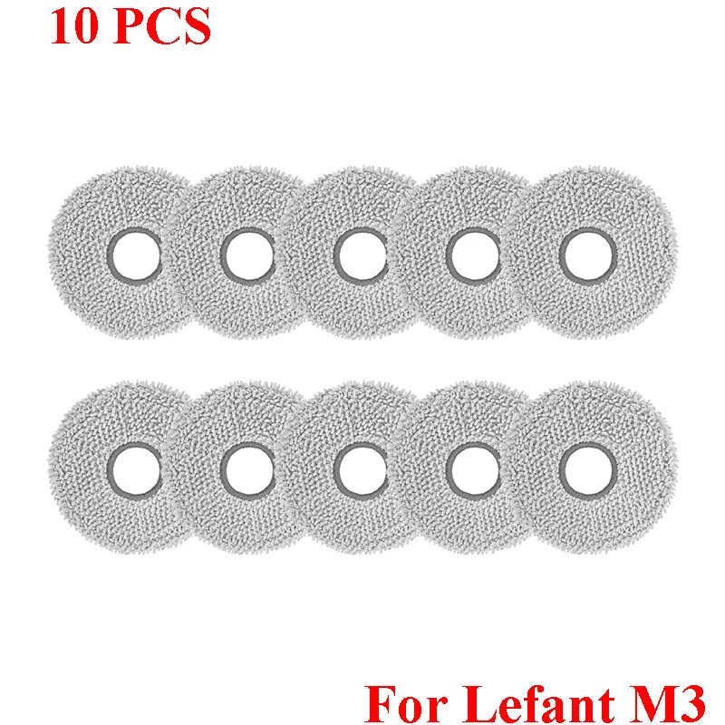 Accessories For ( Lefant M3 / M3 MAX / M3L ) HEPA Filters Robot Vacuum Cleaner Main Side Brush Mop Cloth Pads Dust Bags