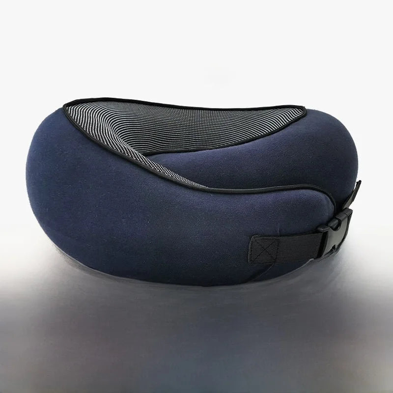 Memory Foam Neck Pillow Portable Travel Pillow Adjustable U-Shaped Pillow for Air Travel Nap Supportive Neck And Shoulder Relief