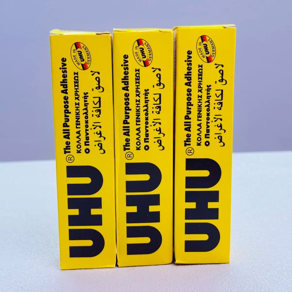 UHU Multi-Purpose Strong Adhesive Glue Clear Bond for Crafts School Home Office DIY Projects