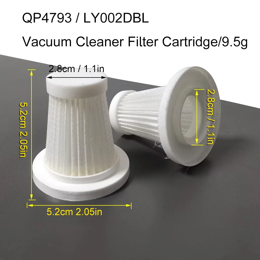 10 Pcs Handheld Vacuum Cleaner Filter Hepa LY002X LY002DBL LY003H Non woven vacuum cleaner filter element